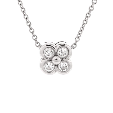 Tiffany & Co. Garden Flower Pendant Necklace Platinum and Diamonds