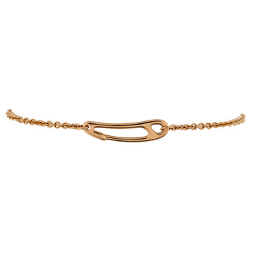 Hermes Chaine d'Ancre Punk Bracelet 18K Rose Gold Mini