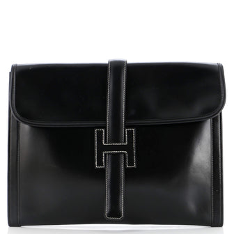 Hermes Jige Clutch Box Calf GM