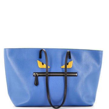 Fendi Monster Roll Tote Leather Medium