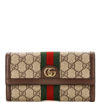 Gucci Ophidia Continental Wallet GG Coated Canvas