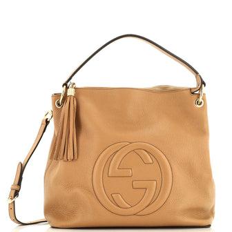Gucci Soho Convertible Hobo (Outlet) Leather Large