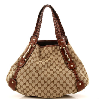 Gucci Pelham Shoulder Bag GG Canvas Large
