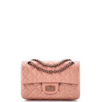Chanel Reissue 2.55 Flap Bag Quilted Metallic Calfskin Mini