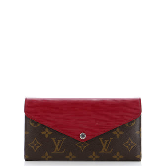 Louis Vuitton Marie-Lou Wallet Monogram Canvas and Epi Leather Long