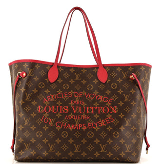 Louis Vuitton Neverfull Tote Limited Edition Ikat Monogram Canvas GM