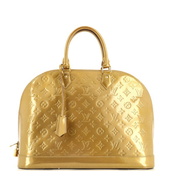Louis Vuitton Alma Handbag Monogram Vernis GM