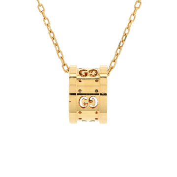 Gucci Icon Twirl Pendant Necklace 18K Yellow Gold