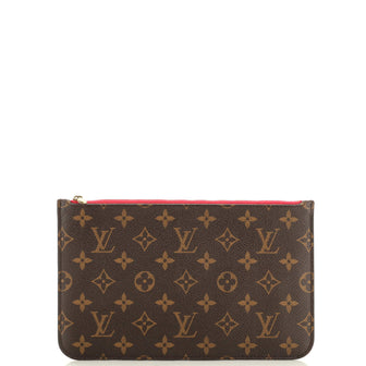Louis Vuitton Neverfull Pochette Monogram Canvas Large