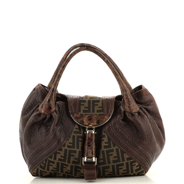 Fendi Spy Bag Zucca Canvas and Leather Baby