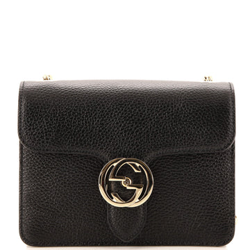 Gucci Interlocking Shoulder Bag (Outlet) Leather Small