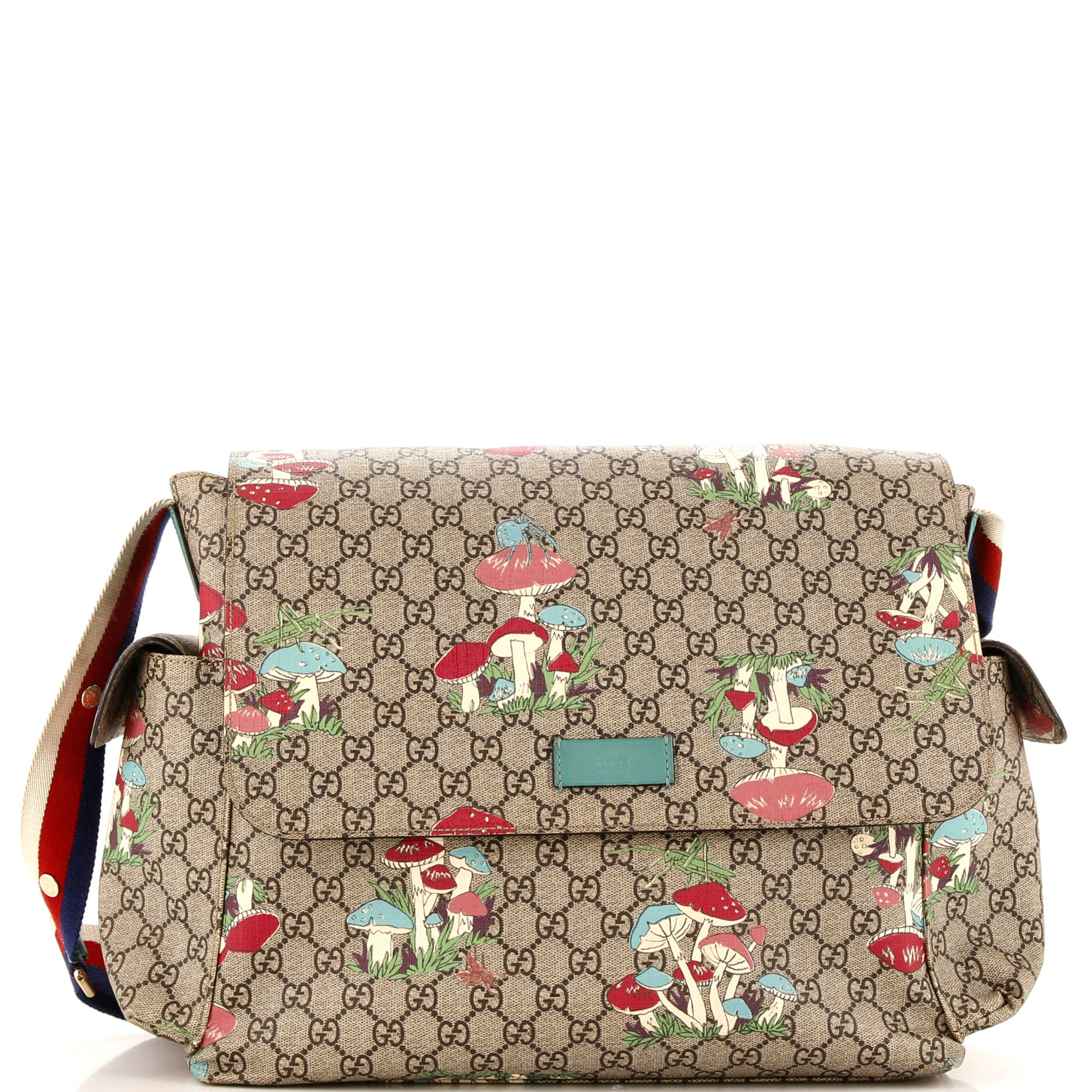 gucci schlafsack Diaper Bag Printed GG Coated Canvas Brown 2890271 Color:cocoa bean/graphite noir - glossy Mckenzie 28 super-sale-70
