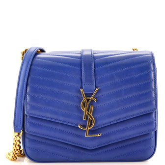 Saint Laurent Sulpice Flap Bag Matelasse Chevron Leather Small