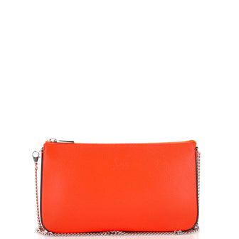 Christian Louboutin Loubila Chain Clutch Leather