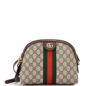 Gucci Ophidia Dome Shoulder Bag GG Coated Canvas Small