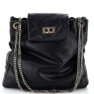 Chanel Drill Tote Perforated Leather Large