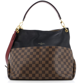 Louis Vuitton Maida Handbag Damier with Leather