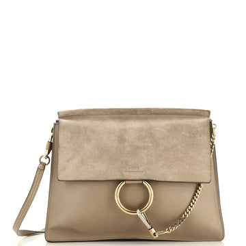 Chloe Faye Shoulder Bag Leather Medium