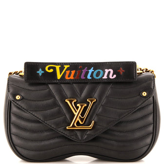 Louis Vuitton New Wave Chain Bag Quilted Leather MM
