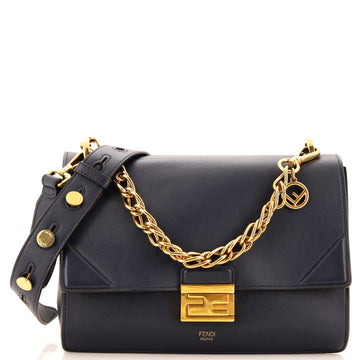 Fendi Kan U Shoulder Bag Leather Medium