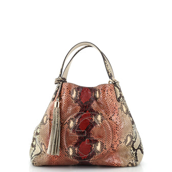 Gucci Soho Shoulder Bag Python Medium