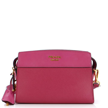 Prada Esplanade Crossbody Bag Saffiano with City Calf Small