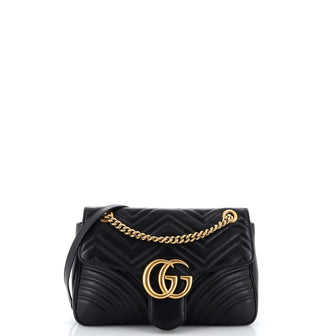 Gucci GG Marmont Flap Bag Matelasse Leather Medium