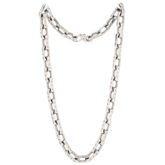 Louis Vuitton Monogram Chain Necklace Metal