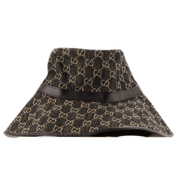 Gucci Wide Brim Hat GG Denim