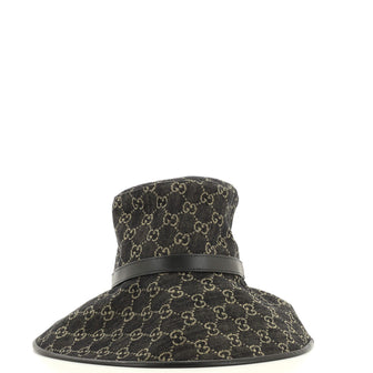 Gucci Wide Brim Hat GG Denim