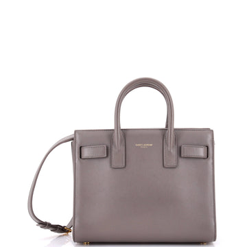 Saint Laurent Sac de Jour Bag Leather Nano