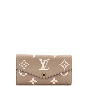Louis Vuitton Sarah Wallet NM Bicolor Monogram Empreinte Giant