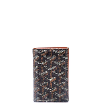 Goyard Vertical Bifold Wallet Coated Canvas Medium