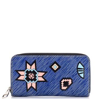 Louis Vuitton Zippy Wallet Limited Edition Azteque Epi Leather