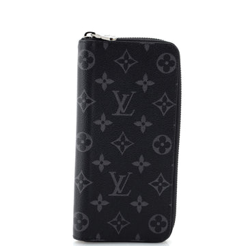 Louis Vuitton Zippy Wallet Monogram Eclipse Canvas Vertical
