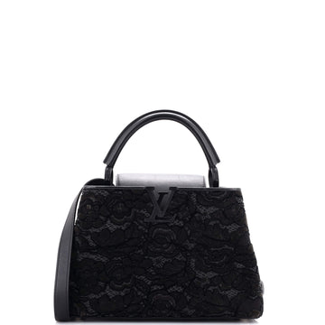 Louis Vuitton Capucines Bag Embroidered Velvet BB