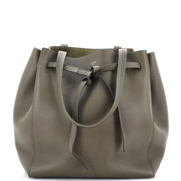 Celine Phantom Tie Cabas Tote Leather Small