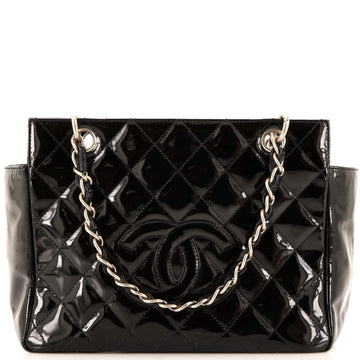 Chanel Vintage Petite Timeless Tote Quilted Patent