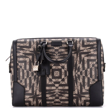 Gucci Eden Briefcase Caleido GG Coated Canvas Large