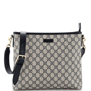 Gucci Flat Messenger Bag GG Canvas Medium