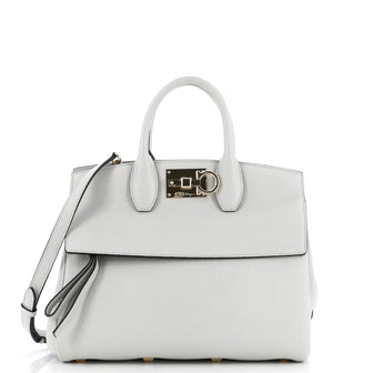 Salvatore Ferragamo Studio Satchel Leather Small