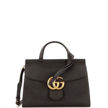 Gucci GG Marmont Top Handle Bag Leather Small