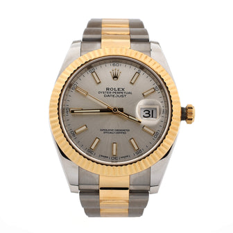 Rolex Oyster Perpetual Datejust Automatic Watch Stainless Steel and Yellow Gold 41