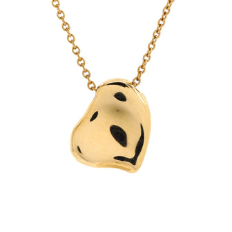 Tiffany & Co. Elsa Peretti Full Heart Necklace 18K Yellow Gold