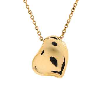 Tiffany & Co. Elsa Peretti Full Heart Necklace 18K Yellow Gold