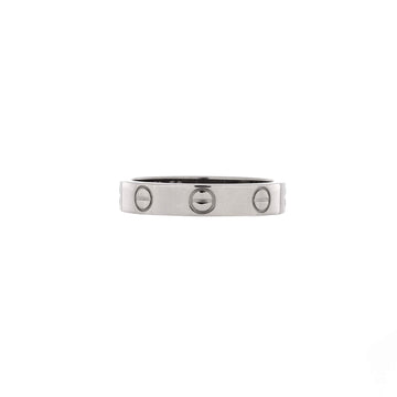 Cartier Love Wedding Band Ring 18K White Gold