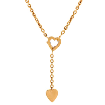 Cartier Mon Amour Heart Lariat Necklace 18K Rose Gold