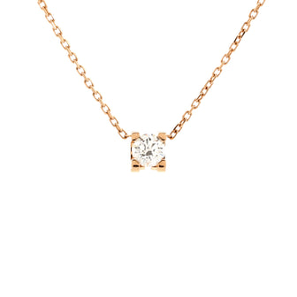 Cartier C de Cartier Necklace 18K Rose Gold and Diamond 0.20-0.29CT