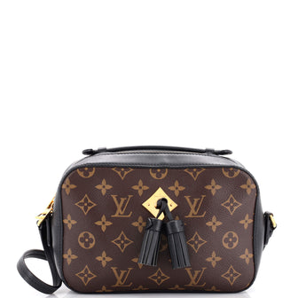 Louis Vuitton Saintonge Handbag Monogram Canvas with Leather