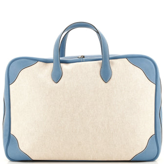 Hermes Victoria II Travel Bag Toile 50